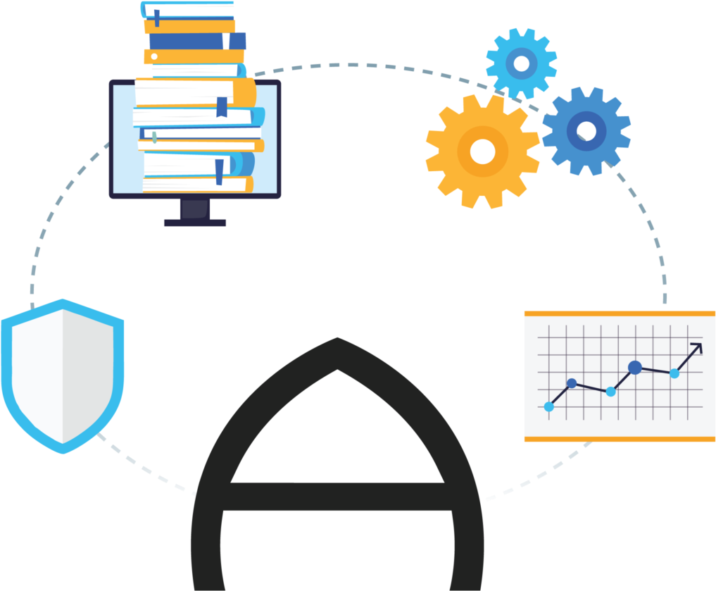 Arch Digital Learning Services Offers Fully Managed - Diagram (1024x851)