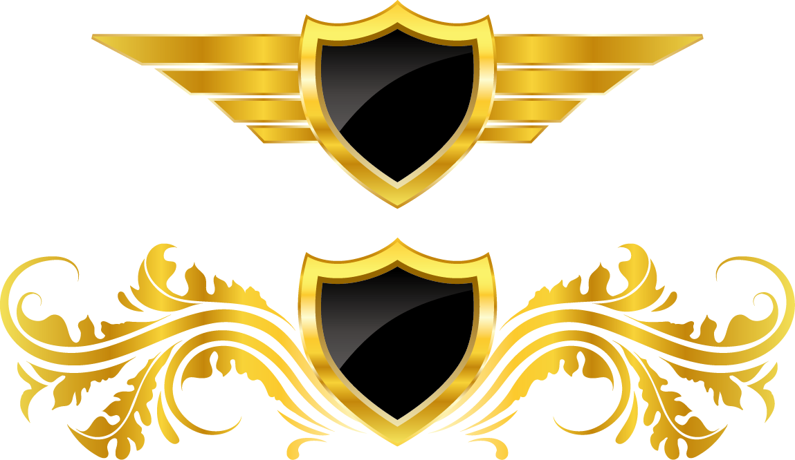 Wing Euclidean Vector Cdr - Shield Logo Design Vector (1149x666)
