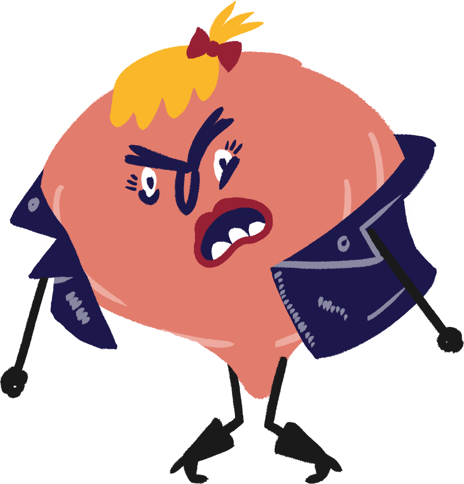 Bad Bladder - Incontinence - Illustration (2000x2000)