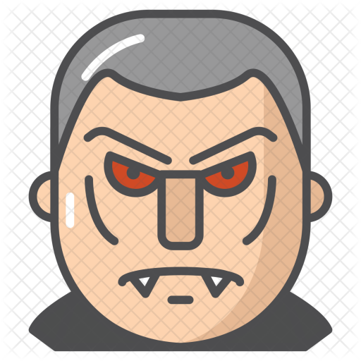 Dracula Icon - Illustration (512x512)