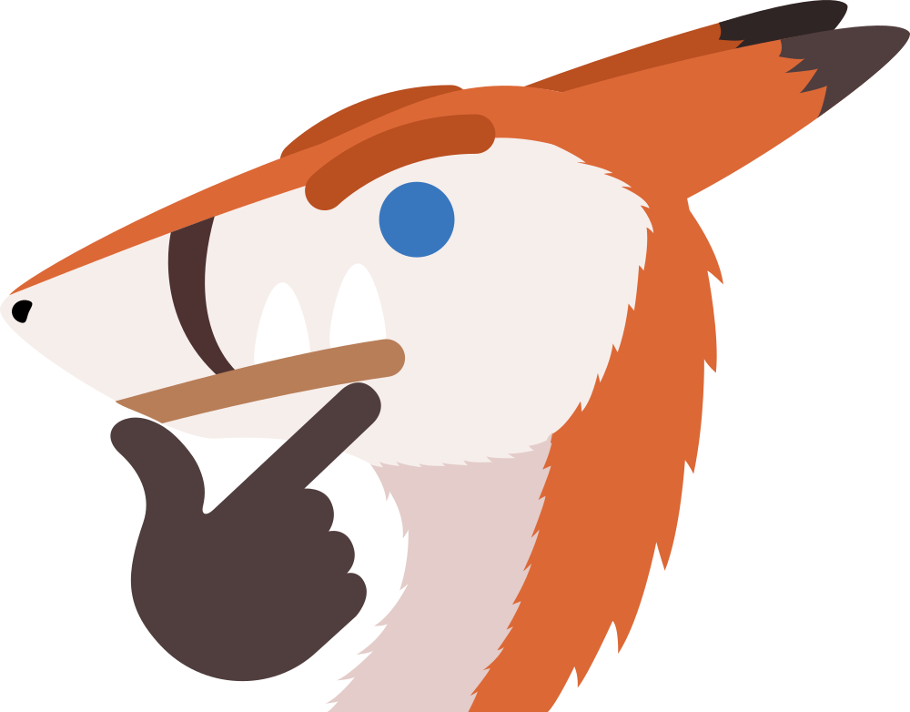 - Sergal Thinking - - Thought (1000x782)
