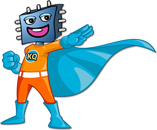 Super Kq - Kid Superhero Vector (650x600)