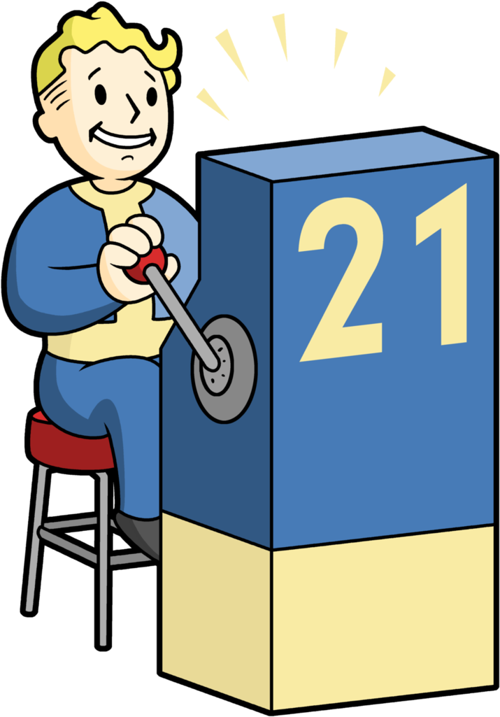 Completing This Challenge Is Purely Down To Random - Vault Boy Render (767x1041)