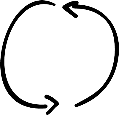 Loop Arrows Vector - Arrow (400x400)
