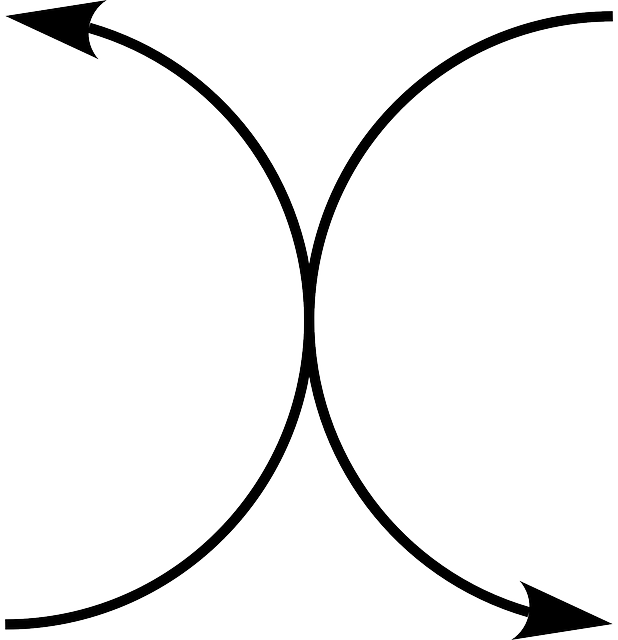 Opposite, Arrows, Half Circles, Up, Down - Available (618x640)