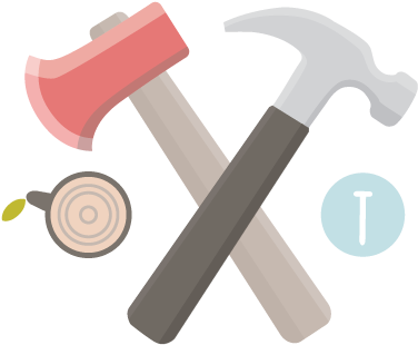 We Use The Right Tools - Illustration (400x400)