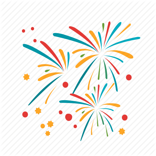 Fireworks, New, Year Icon - Fireworks (512x512)