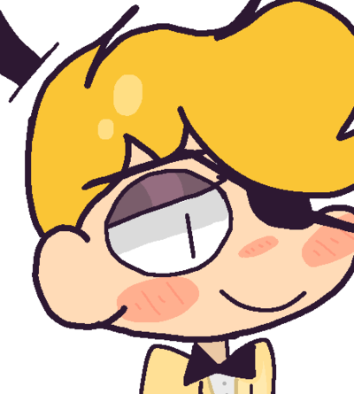 Bill Cipher By Okikioh - Cartoon (400x445)