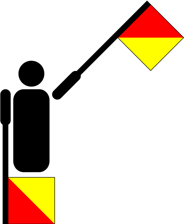 File - Semaphore Echo - Svg - Semaphore Letter E (1000x833)