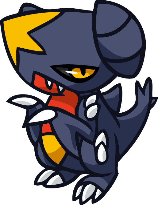 Chibi Garchomp By Iphysik On Deviantart - Video Game (515x666)