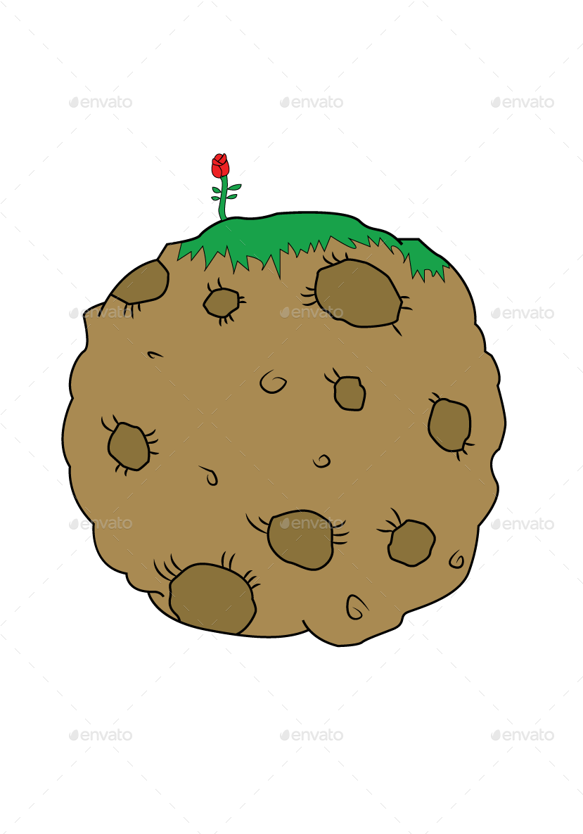 Little Prince Theme Visual/1/1 - Chocolate Chip Cookie (842x1191)