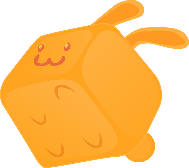 Square Rabbit By Kna - Square Rabbit By Kna (797x710)