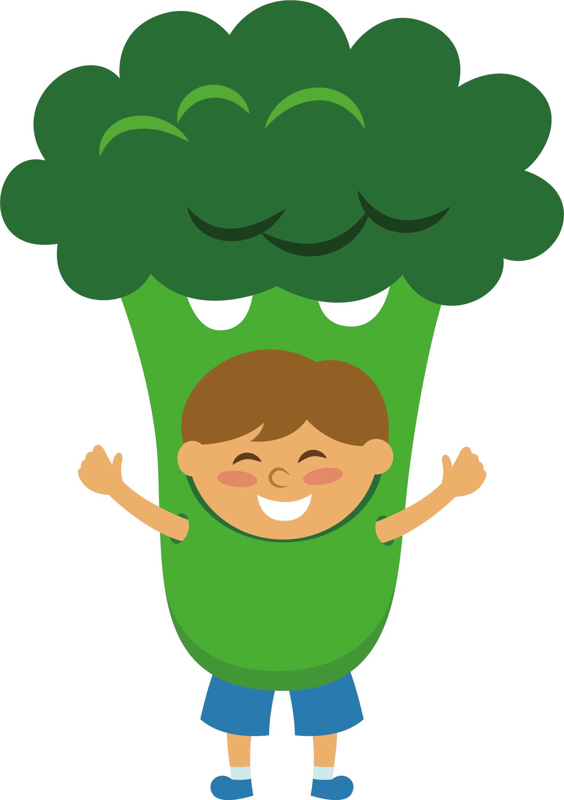 Vegetable Fruit Food Cauliflower Broccoli - 苦瓜 卡通 (1853x2625)