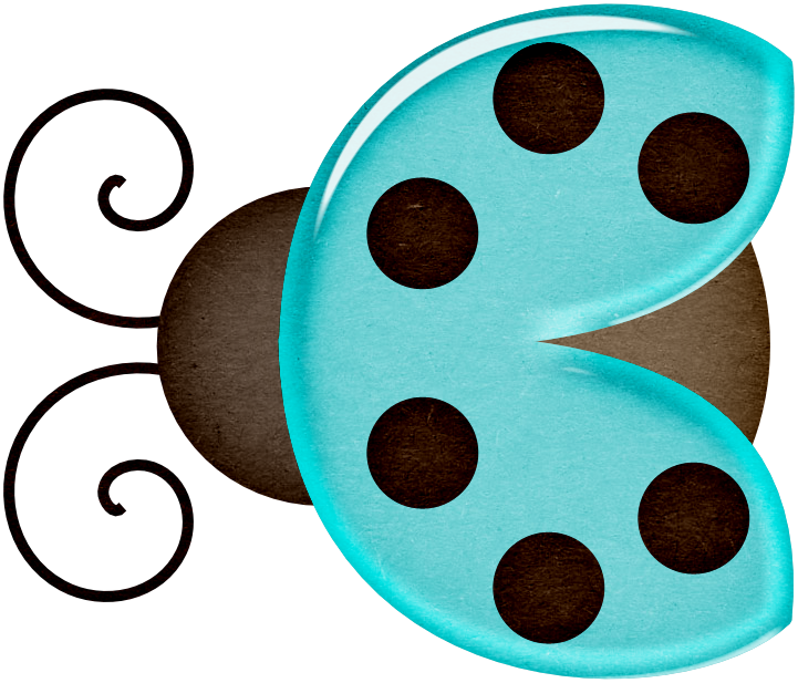 Lady Bugs - Blue Ladybug Clipart (721x617)