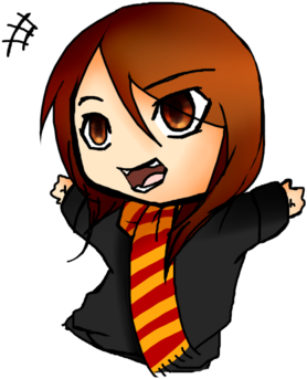 Chibi Me-gryffindor By Chipupull - Cartoon (900x675)