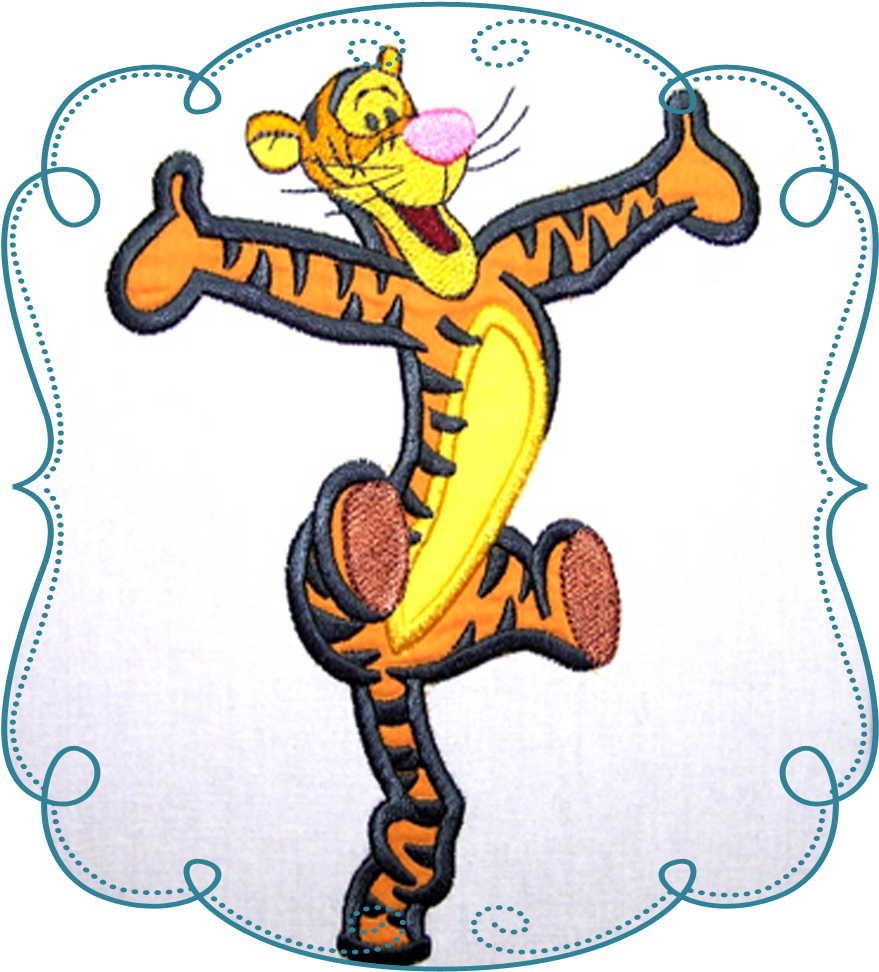 Trigger Tiger - Trigger Tiger Cartoon (1000x1000)