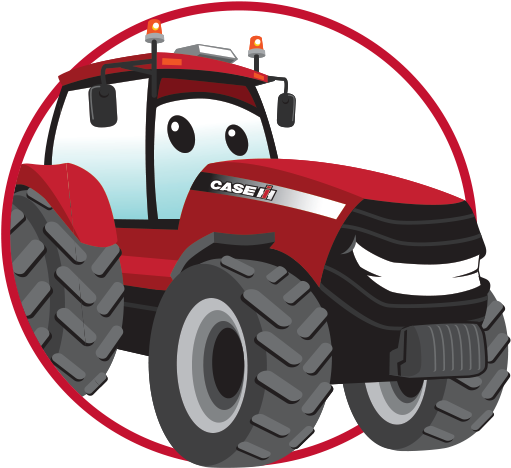 Big Red The Tractor - Tractor (550x470)
