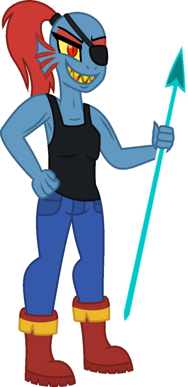 Undyne By Starryoak - Undertale (624x1281)
