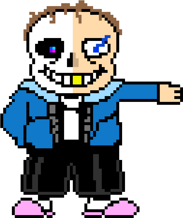 Sams Arm Right Sprite - Sans Pixel Bad Time (730x760)