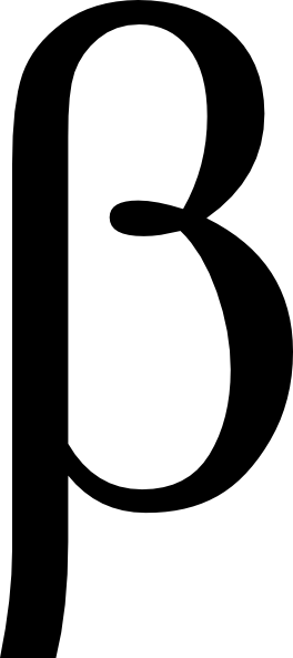 Beta Clipart (264x593)