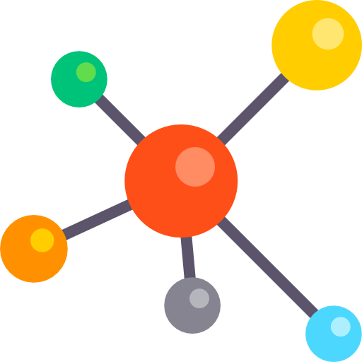Icon - Molecule Icon Png (1067x1067)