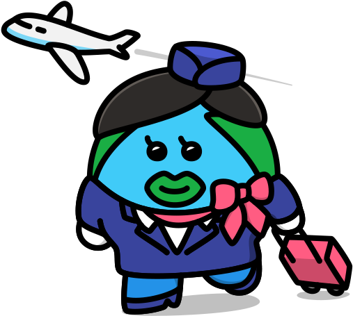 スチュワーデスの日 - Flight Attendant (600x600)