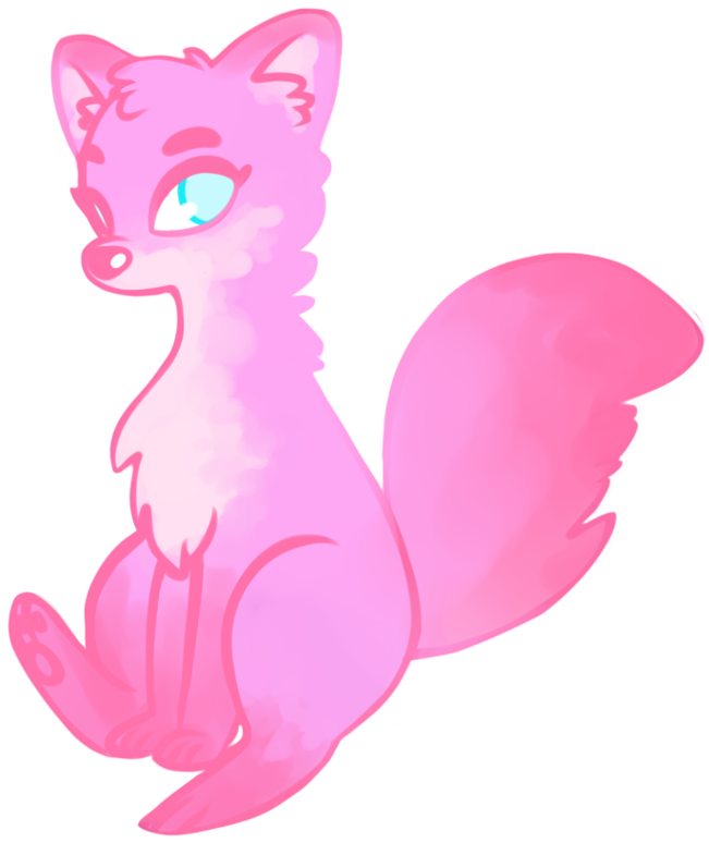 Image - Pink Fox Transparent (1024x1024)