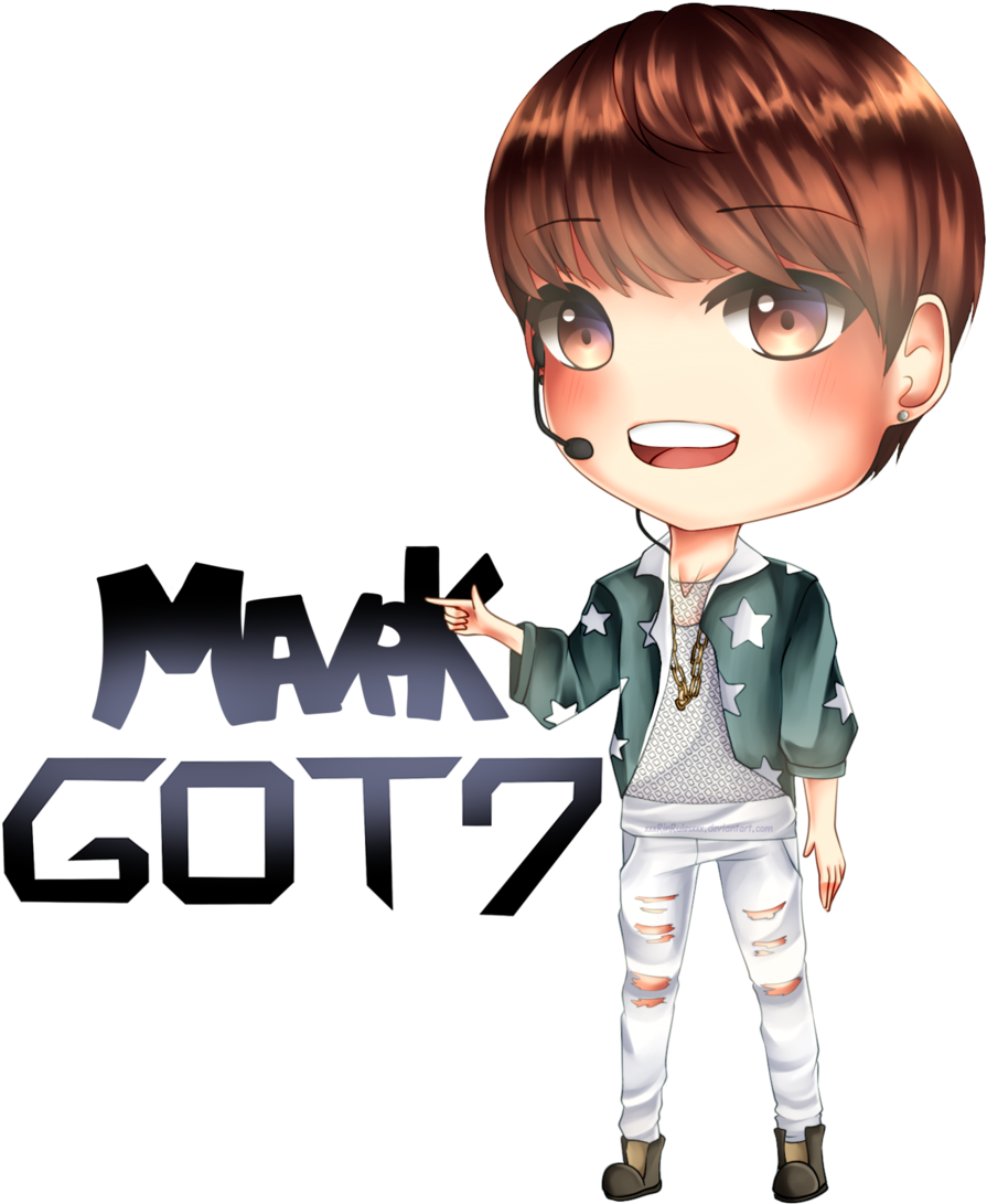 Got7 Chibi - Google Search - Got7 Mark Anime Chibi (1024x1161)