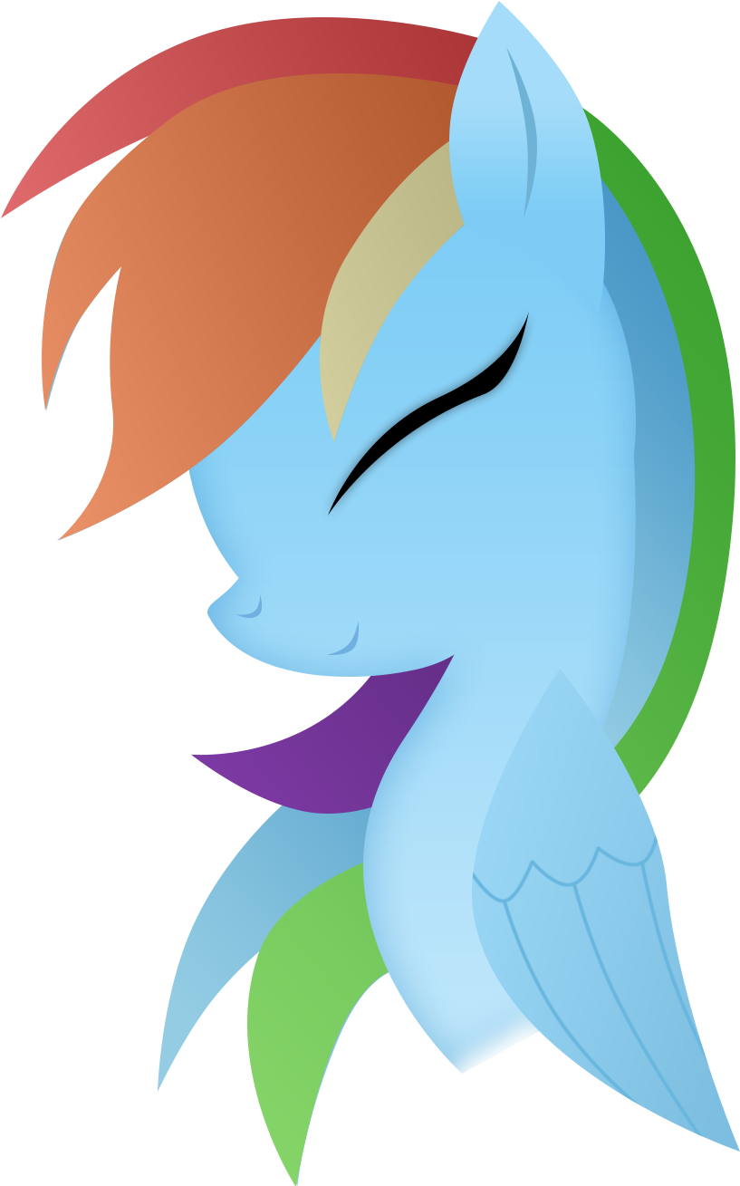 Rainbow Dash - Rainbow Dash Minimalist (941x1308)