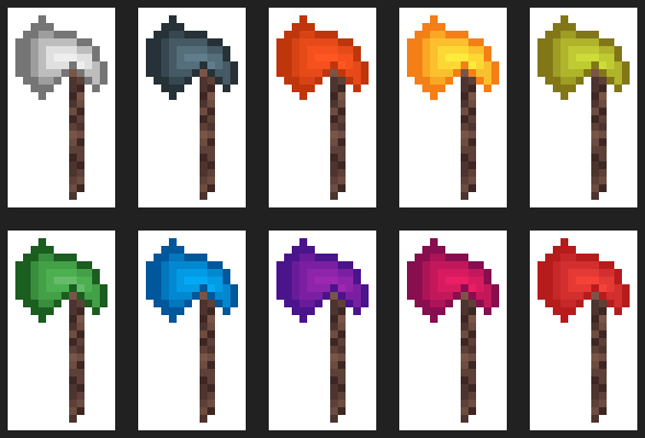 Dragon Axe Board - Pixel Art (588x399)