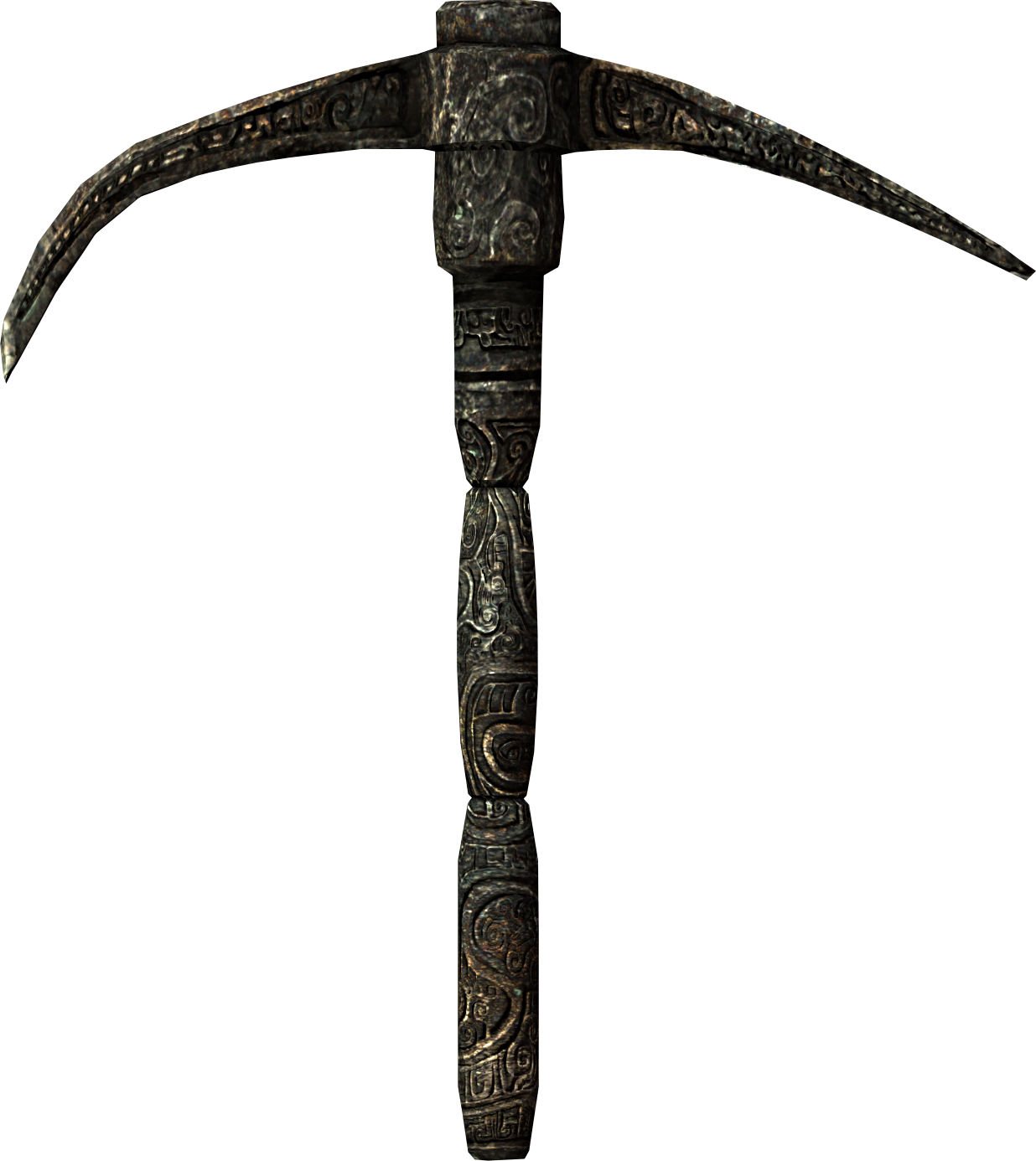 Ancient Nordic Pickaxe - Skyrim Pickaxe (1236x1386)