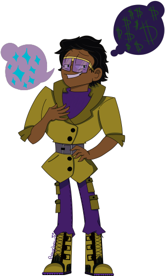 Tfa Swindle Humanformer - Cartoon (355x750)