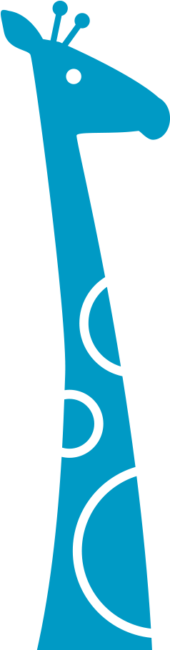 Giraffe Blau Gross2 - Pediatrics (307x910)