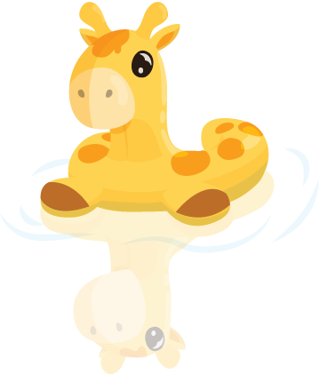 Floatie Giraffe - Giraffe (360x421)
