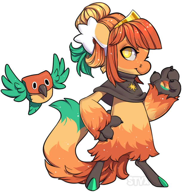 Sun Conure By Thekingdomofgriffia - Drawing (610x645)