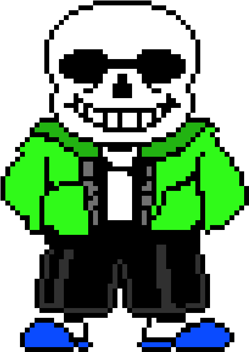 Chill Sans - Undertale Pixel Art (640x760)
