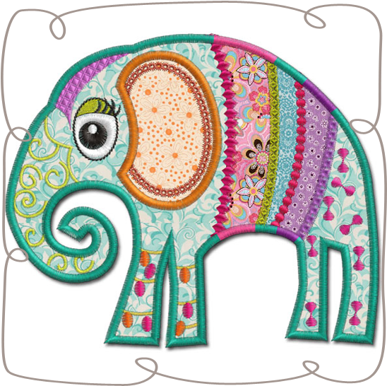 Crazy Applique Set - Embroidery (580x580)