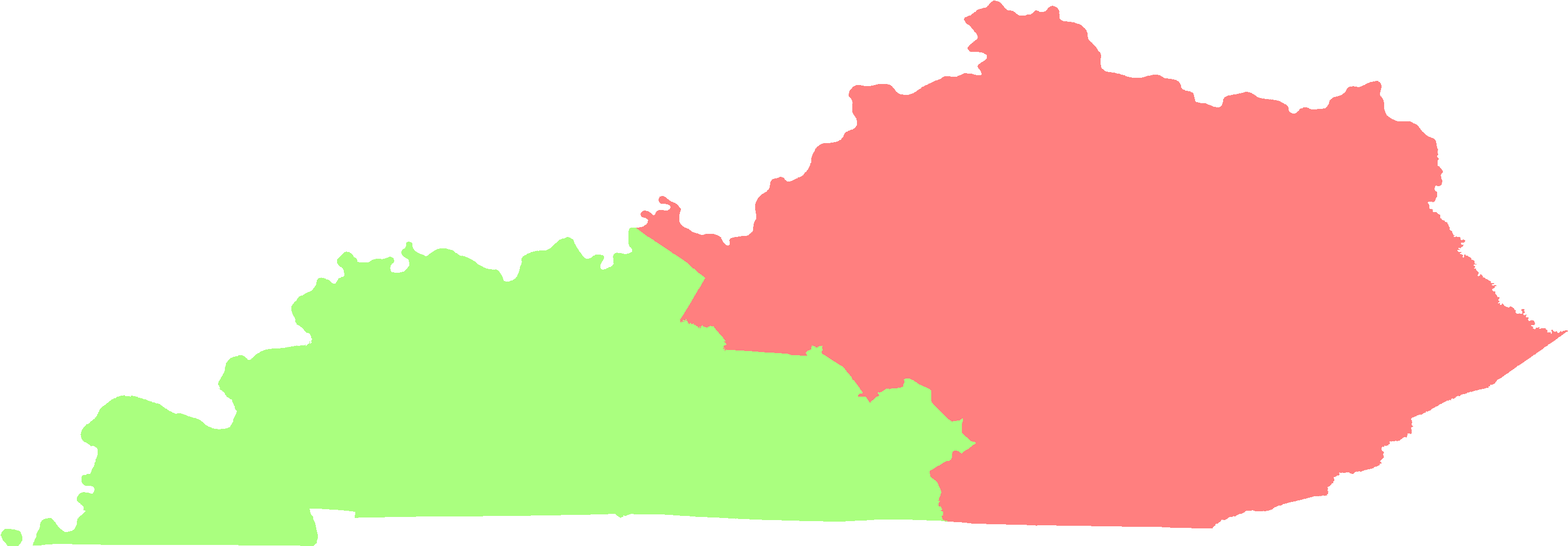 Us Ky Std 15 Time Zone - Time Zone Map Kentucky (3102x1428)