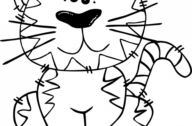 Zoom - Cartoon Cat Face (640x420)