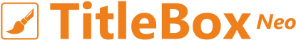 Titlebox Neo Is An Interactive Graphics Manager Which - Orange (474x474)