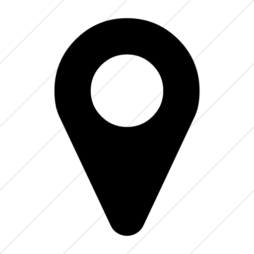 Black Google Map Logo (512x512)