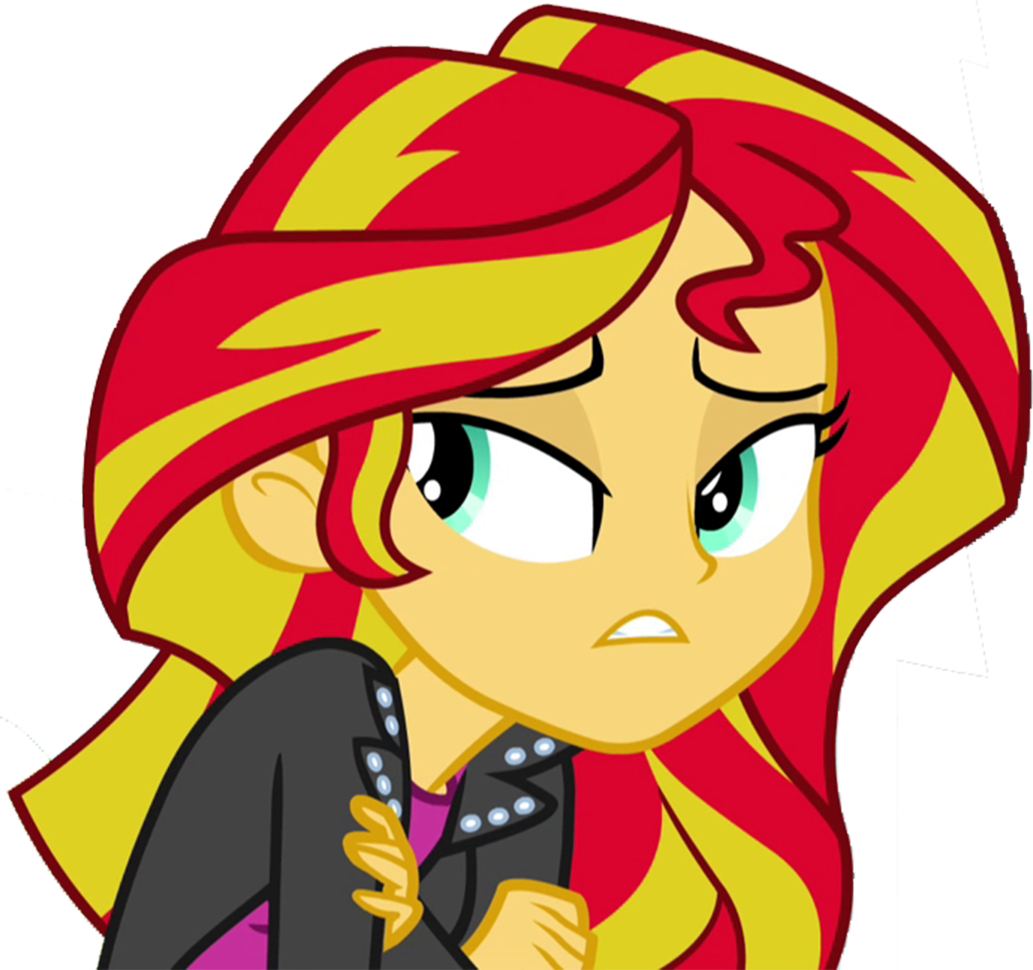 Deviantart - - Sunset Shimmer Png Sad (3450x3240)