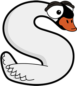 Swan - Alphabetimals S (400x400)
