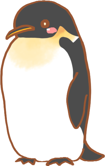 コウテイペンギンのイラスト - 皇帝 ペンギン イラスト (600x600)