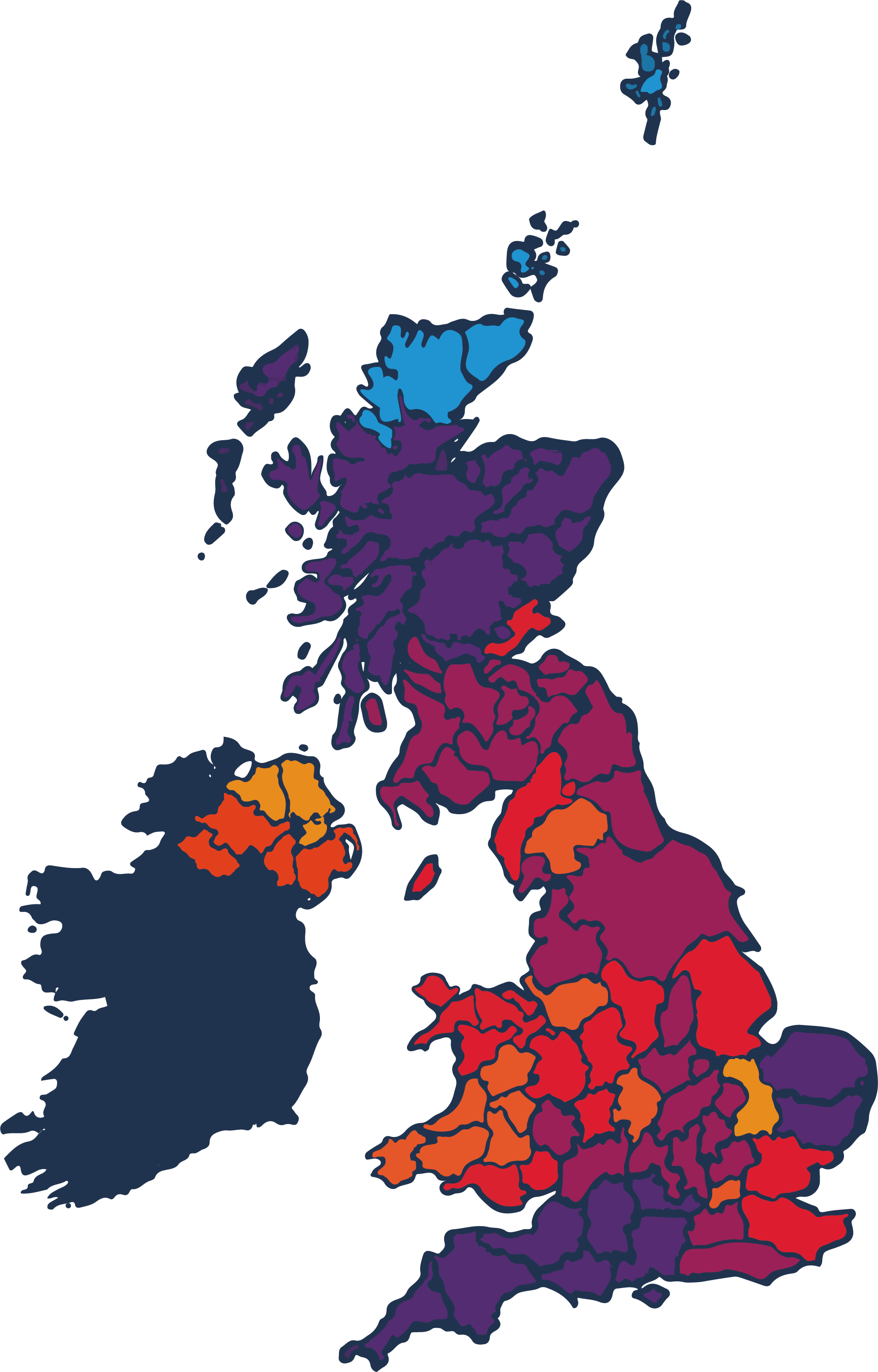 Unspecified - Lyme Disease Map Uk (1987x3104)