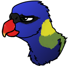 Rainbow Lorikeet (465x367)