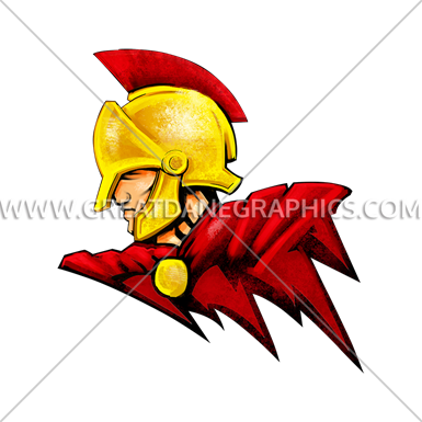 Spartan Man - Cartoon (385x385)