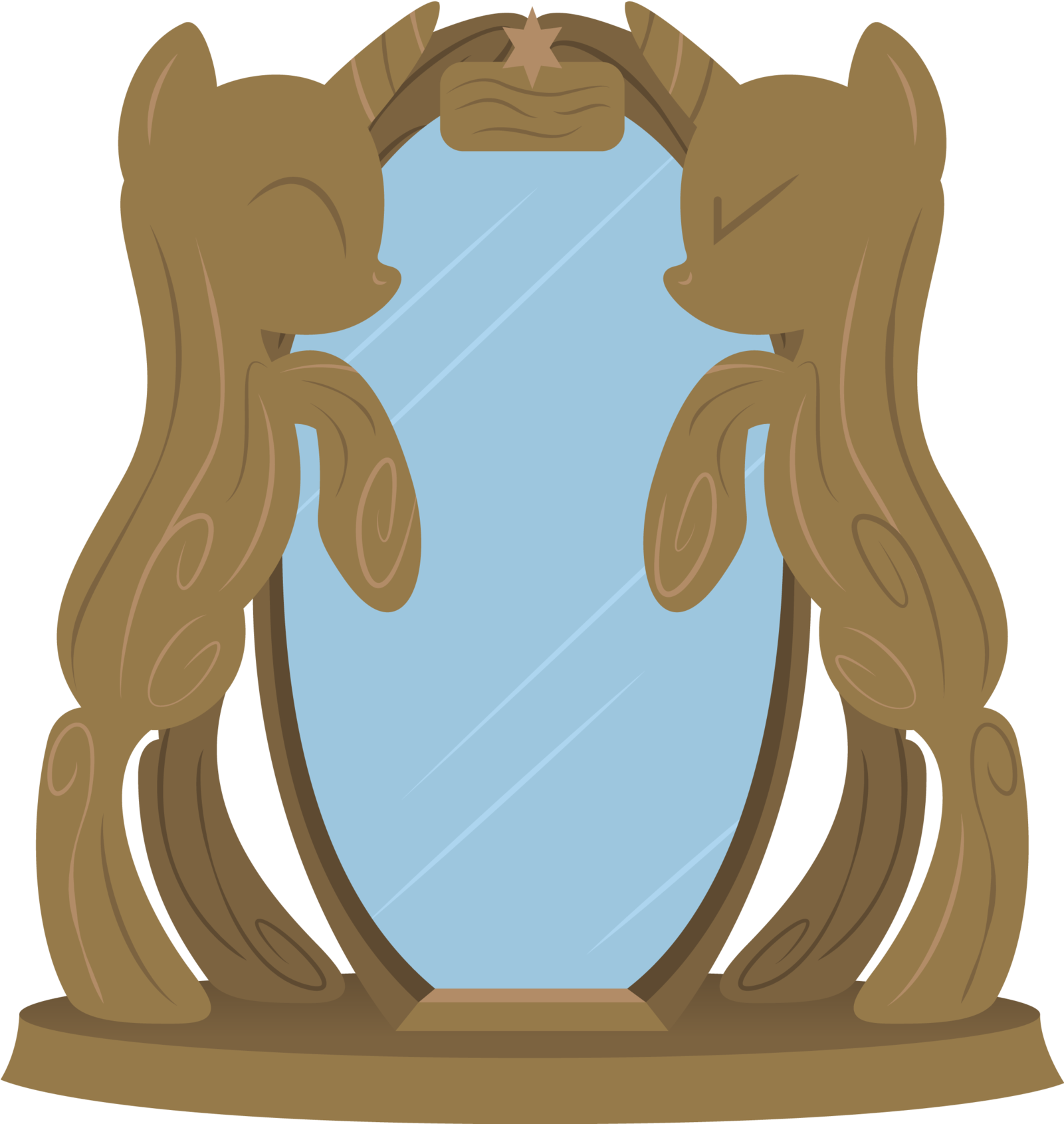 Pony Mirror By Zekrom-9 - Пони Зеркало (1600x1746)