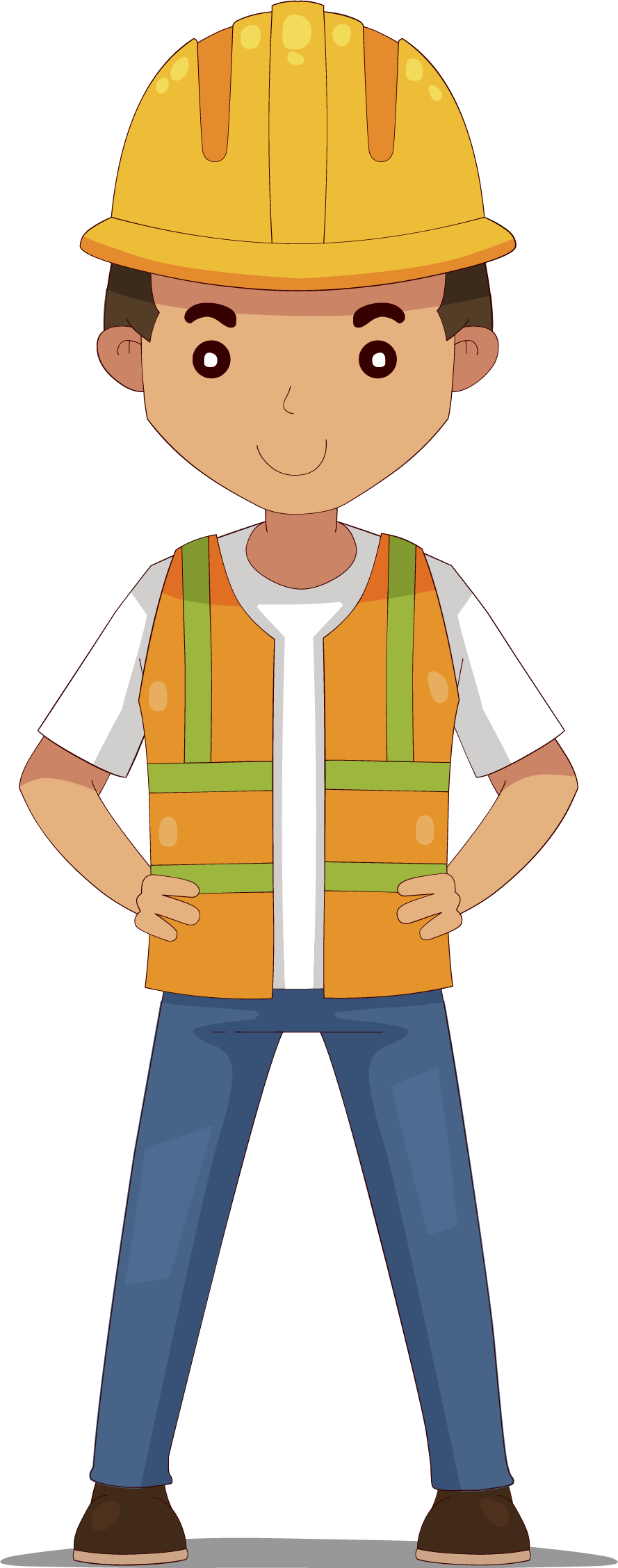 Civil Engineering Maintenance Engineering - Civil Engineer Vector Png (889x2255)