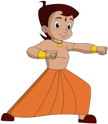 Indian Cartoon - Chota Bheem Logo Vector (602x438)